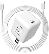 USB C Travel Charger, imuto 30W PPS Mini PD Charger, GaN Type C Super Fast Charging Compact Charg...