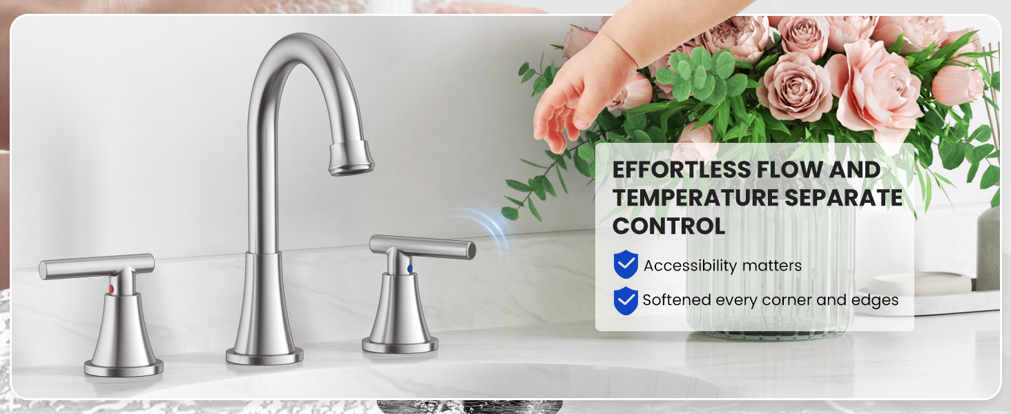 Bathroom Sink Faucet Bathroom Faucets for Sink 3 Hole Faucet for Bathroom Sink Vanity RV