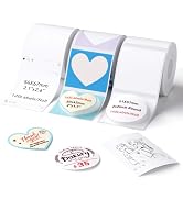 NIIMBOT 3 Roll Set Labels Compatible with B1 Pro/B21 Pro/B2 Pro, 54x67mm/50x43mm/51x51mm, Thermal...