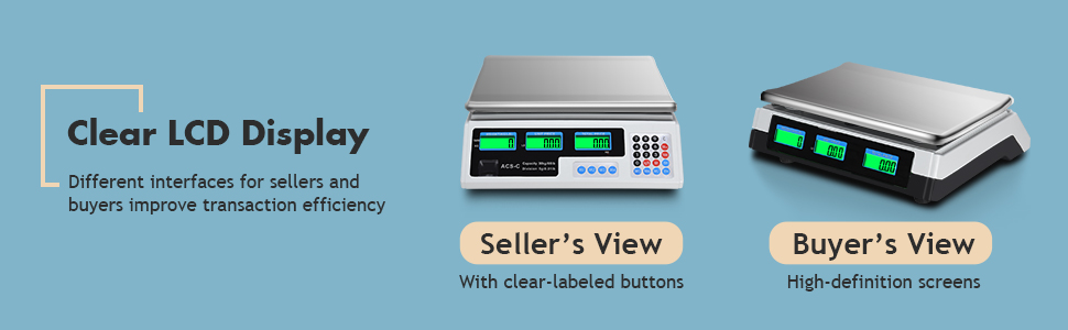 Computing Commercial Food Produce Electronic Counting Weight