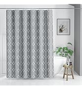 Yimobra Shower Curtain, Small Half Size Stall Shower Curtain 72 x 72 Inch, Geometric Modern & Chi...
