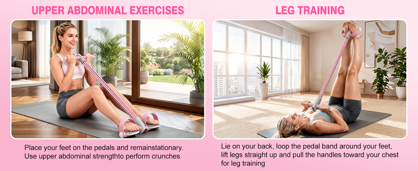 Upgraded Foot Pedal Resistance Band