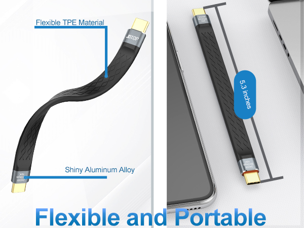 Short usb c to c cable