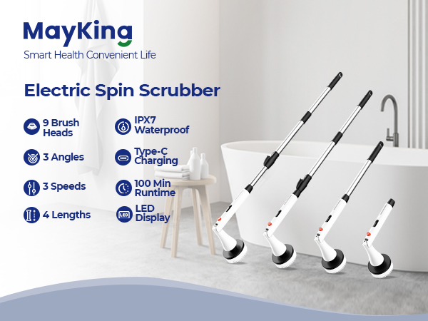 electric spin scrubber