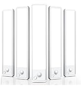 Under Cabinet Motion Sensor Lighting: Dimmable Rechargeable Lights Indoor - Battery Operated Ligh...