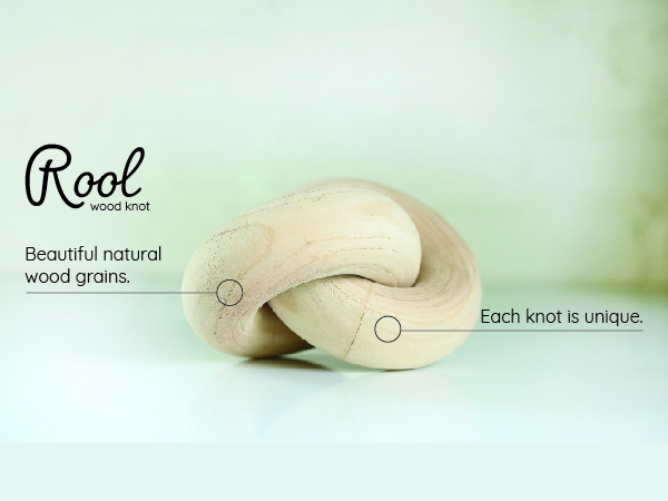 Rool wood chain link decor