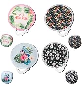 Salutto Round Foldable Hand Fan Japanese Folding Fan Round For Women Girls Daily Use Festival Wed...