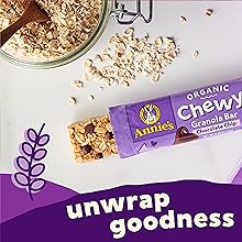 Made with whole grain, our Organic Chewy Granola bars are sweet and tasty on the go treats