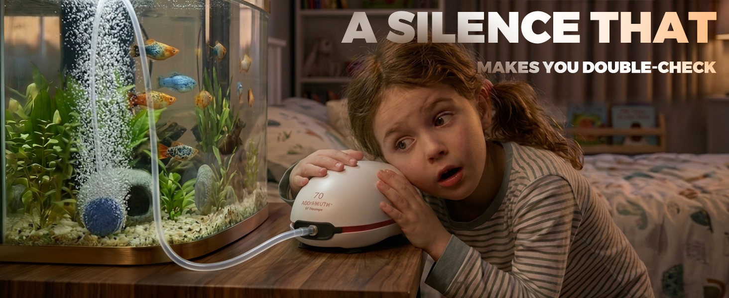 silent aquarium air pump