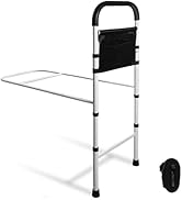 Rackickyer Bed Rails for Elderly Adults Safety,Height Adjustable Bed Assist Rails for Seniors, No...