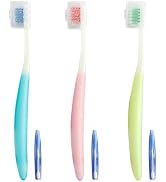 Ceonam 3-Pack Orthodontic Dental Care Kit – Includes Soft Bristle Toothbrushes and Braces-Friendl...