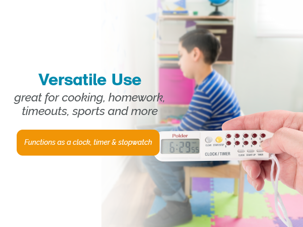 Polder 3-in-1 Timer / Clock / Stopwatch