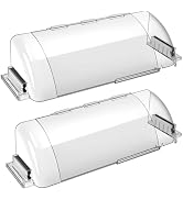 9-15.5 Inch Adjustable Air Vent Deflectors, 2 Pack Clear Magnetic Air & Heat Deflector for Sidewa...