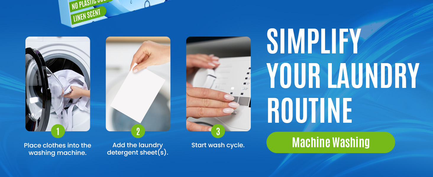 Ultra Concentrated Laundry Detergent Sheets