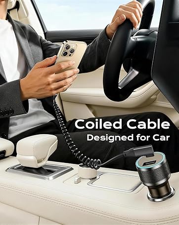coiled cable