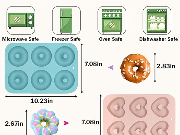 silicone donut pans for baking
