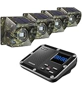 Solar Driveway Alarm Wireless Outside 1800ft Range, Outdoor Motion Sensor & Detector Driveway Ale...