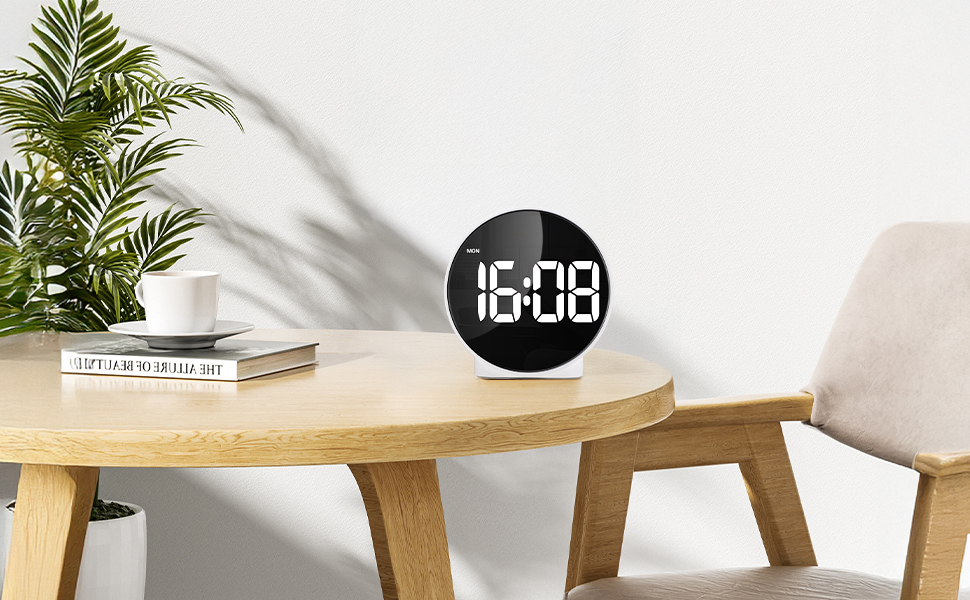 small digital alarm clock for bedroom
