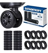 DATAENTROPYSAL 24PCS Luggage Wheel Covers for Spinner Wheels, Silicone Suitcase Wheel Protectors,...