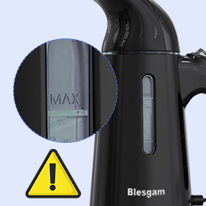 Do not exceed the "MAX" water level