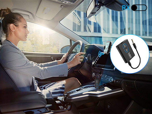 AUX bluetooth adapter for car stereo