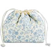 AMZMA Quilted Makeup Bag for Women, Coquette Aesthetic Cosmetic Bag, Cute Travel Toiletry Bag, Co...