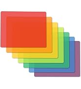 Fotouzy Plastic Cutting Boards for Kitchen, Flexible Cutting Mats Set of 7, BPA-Free, Non-Porous,...