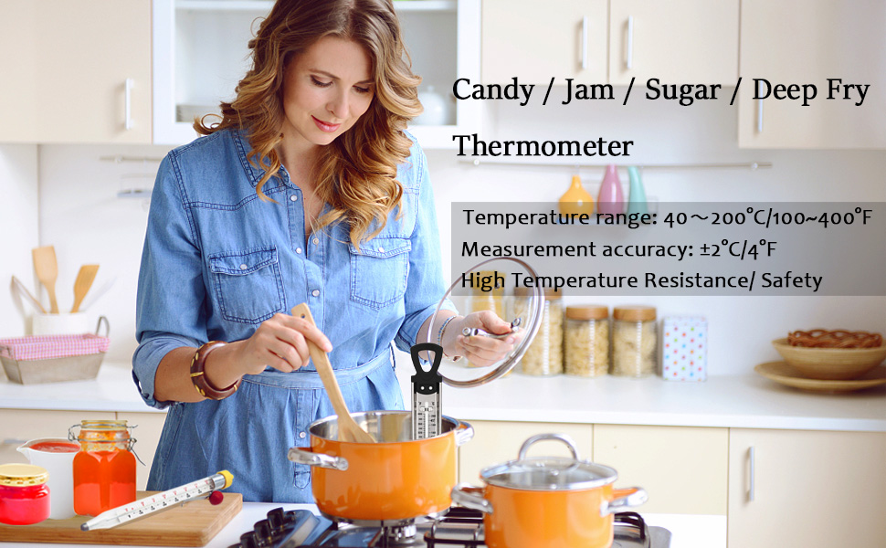Candy Thermometer with Pot Clip