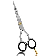 BEAUTICONE Hair Cutting Scissors - Professional Barber-Grade Salon Shears with Serrated & Razor...