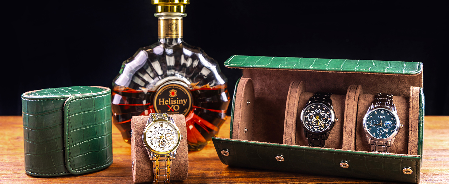 2 travel watch case