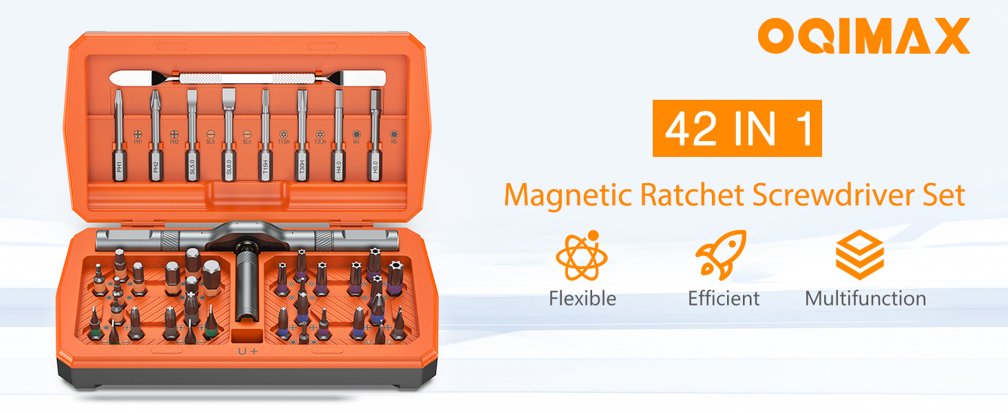 43 in 1 Ratchet Screwdriver Set