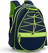 Choco Mocha Kids Tennis Bag for Boys Kids Tennis Backpack Youth Tennis Bag 16 Inch Christmas Gift...