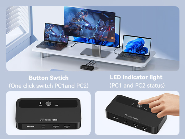 USB C KVM Switch