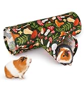 Bienbee Guinea Pig Tunnel, 3 Way Washable Guinea Pig Hideout,Foldable Rabbit Tunnel Guinea Pigs T...