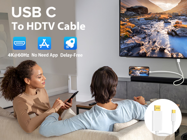 usb c to HDTV cable