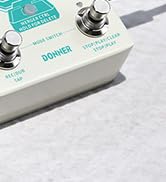 Donner Circle Looper Pedal Drum Machine, 2 in 1 Drum Looper Stereo Guitar Loop Pedals, 40 Slots 1...