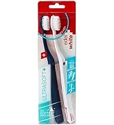 edel+white Flosser Ultra-Soft Duo Swiss-Made Toothbrushes - 2 Pack