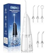 Onlyone Portable Water Flosser with 3 Settings, 5 Tips for Daily Oral Care | Rechargeable Cordles...