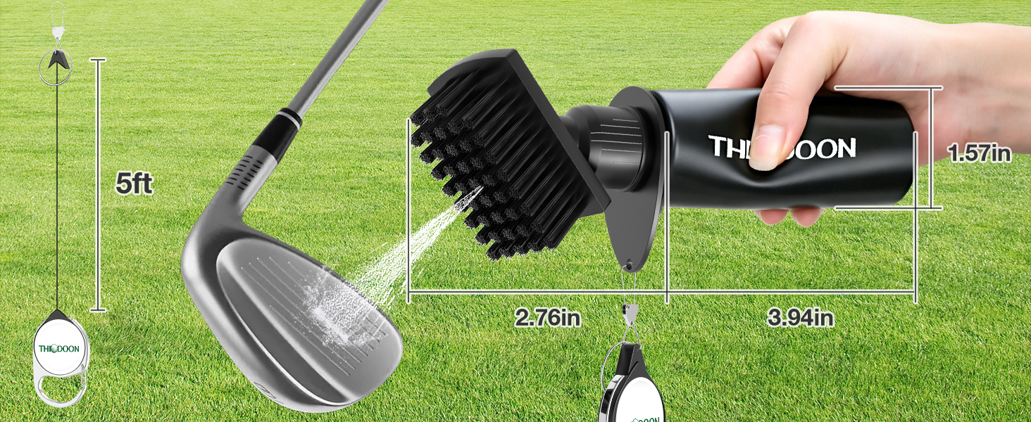 Portable Golf Club Groove Cleaning