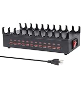 300W Charging Station for Multiple Devices - 24 Ports USB Fast Charging Station with Smart Power ...