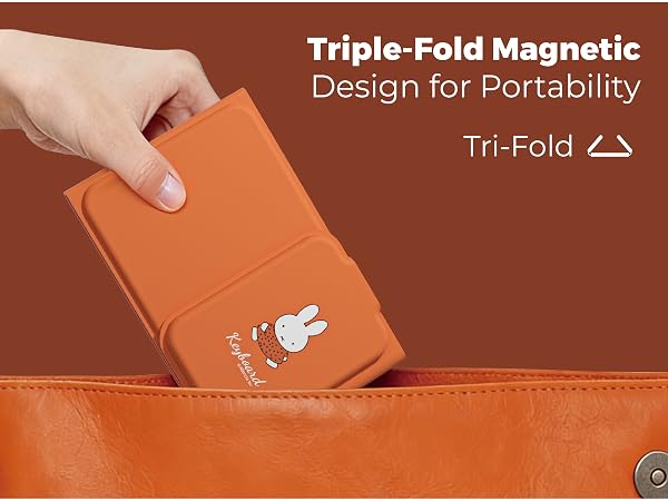 MIPOW MIFFY Triple-Fold Wireless Bluetooth Keybaord