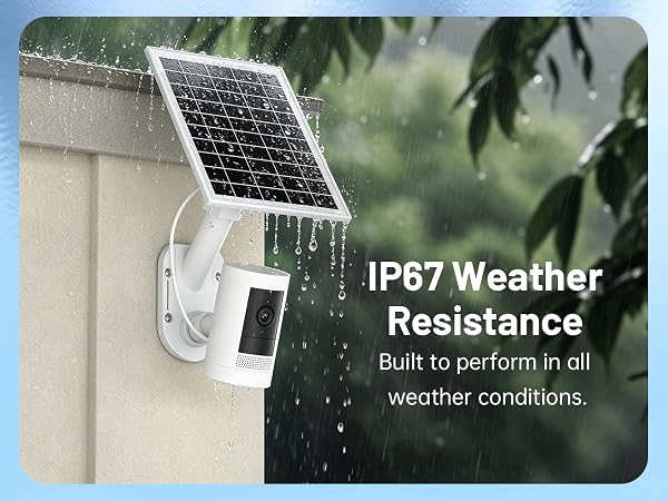 Solar Panel and 2-In-1 Wall Mount for Ring Cam