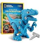 National Geographic Buildable Velociraptor Dinosaur Toys for 3 4 5 6 7 Year Old Boys & Girls, Tak...