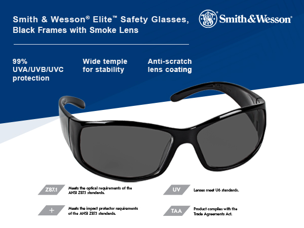 Smith & Wesson Elite Safety Glasses