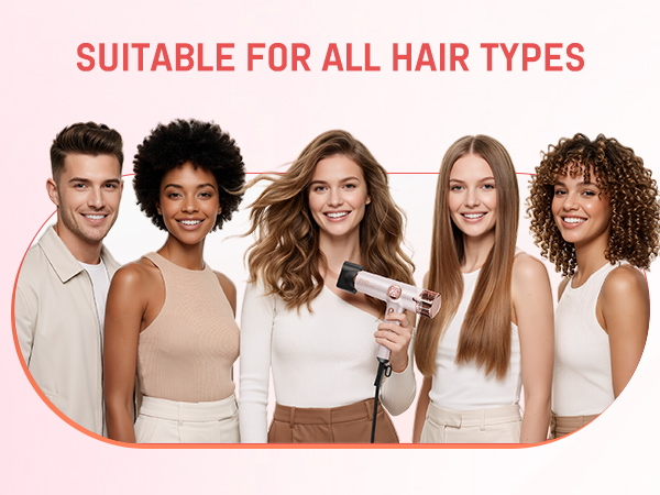 SUITABLE for ALL HAIR TYPES