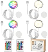 4PCS 3D Printer LED Lamp Kit–RGB LED Light & 3 CCT Adjustable(3000K-6000K) | Cxydm 5V USB Powered...