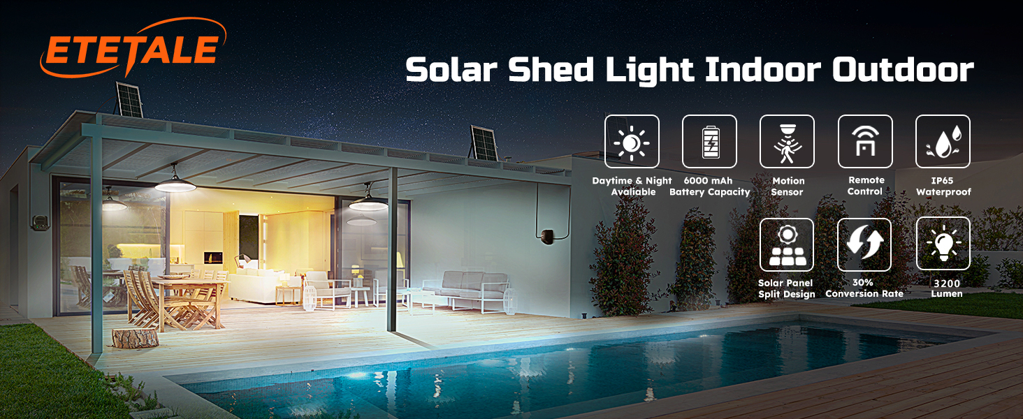 solar shed light
