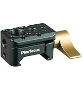 MINIFOCUS NATO Clamp, Aluminum Alloy Quick Release NATO Rail Lock Clamp with 1/4" 3/8" Threaded A...