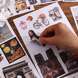 Travel sticker book