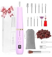 HengYuaoler Electric Nail Drill Cordless,Portable Nail Drill Kit,20000RPM | Nail Drill Machine wi...